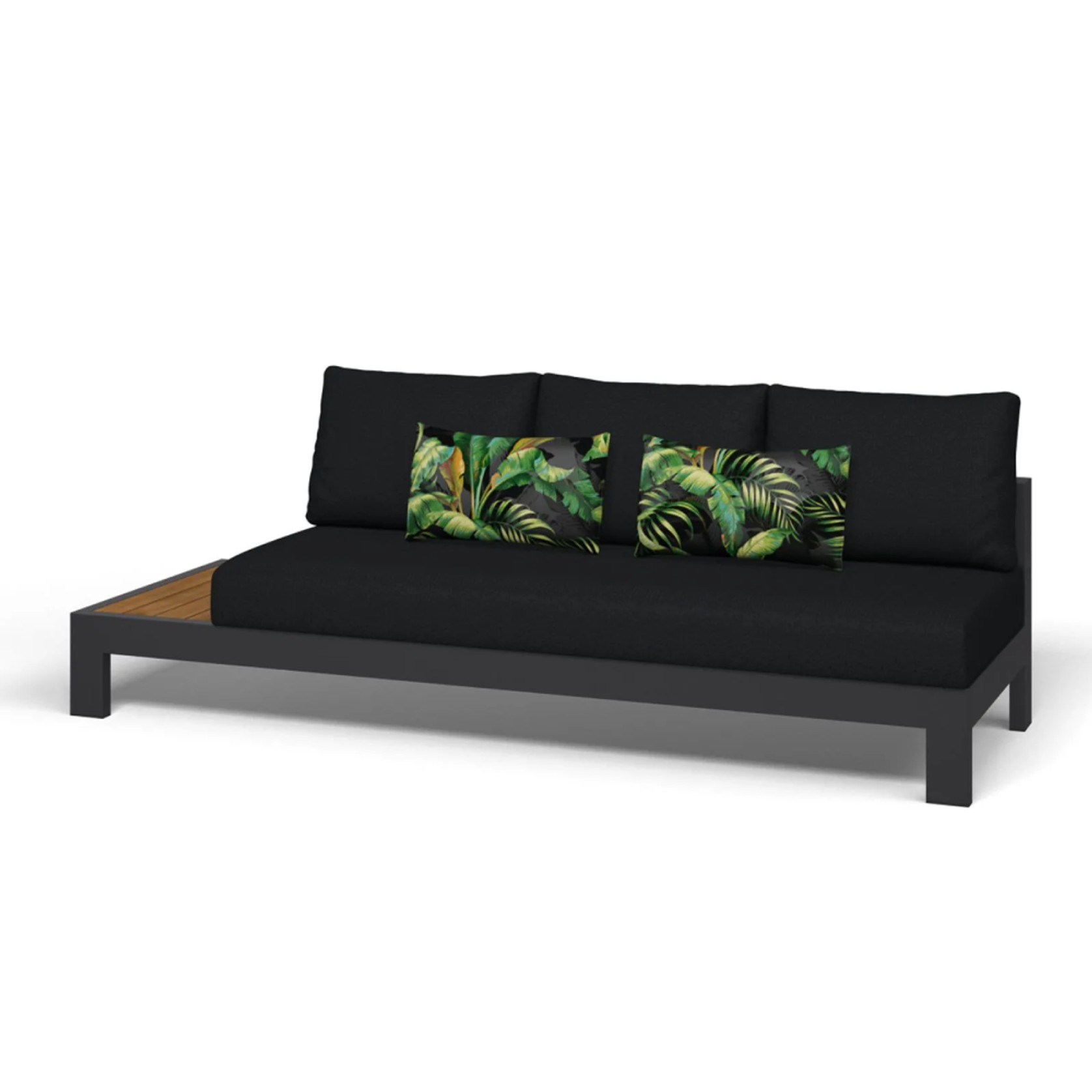 Aspen 6 Seater Outdoor Teak Platform Lounge Setting gallery detail image