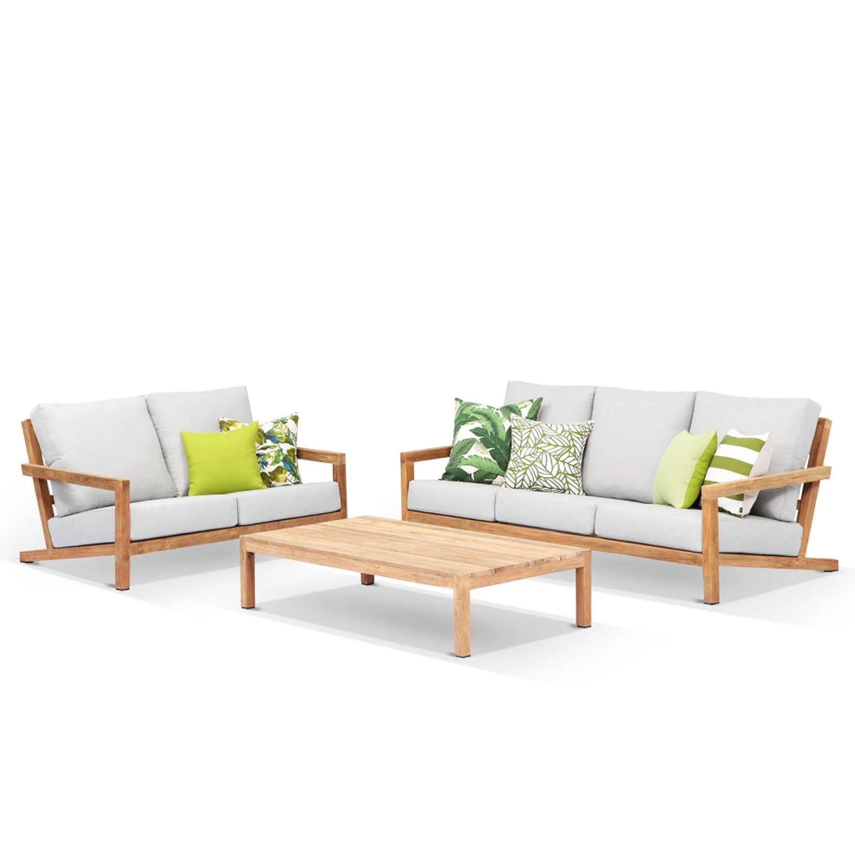 Venlo 3pc Teak Outdoor Lounge Setting gallery detail image