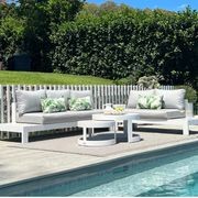 Aspen 5 Seater Outdoor Platform Lounge Setting gallery detail image