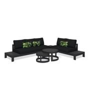 Aspen 5 Seater Outdoor Platform Lounge Setting gallery detail image