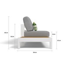 Aspen 5 Seater Outdoor Teak Platform Lounge Setting gallery detail image