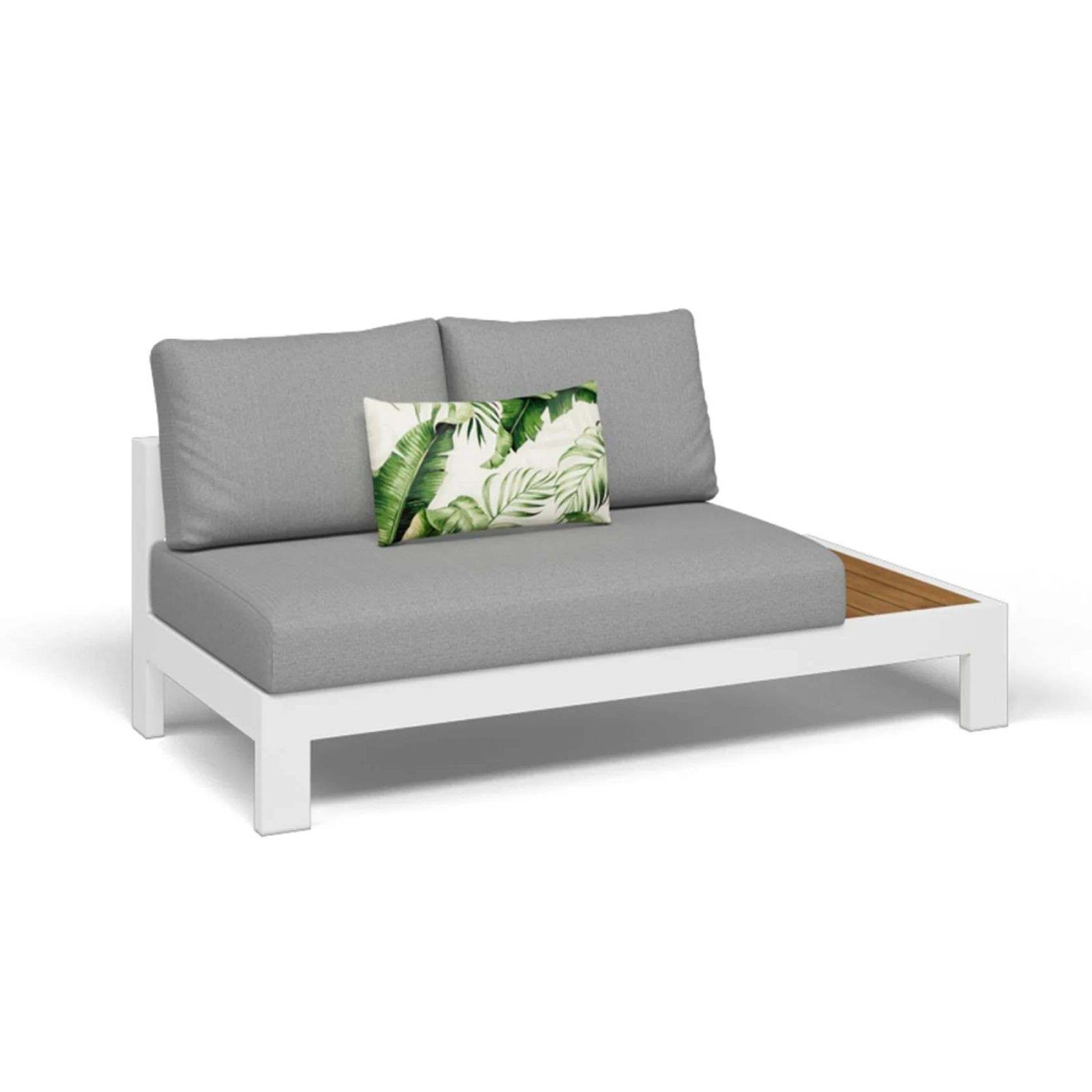 Aspen 6 Seater Outdoor Teak Platform Lounge Setting gallery detail image