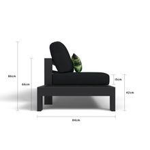 Aspen 5 Seater Outdoor Platform Lounge Setting gallery detail image