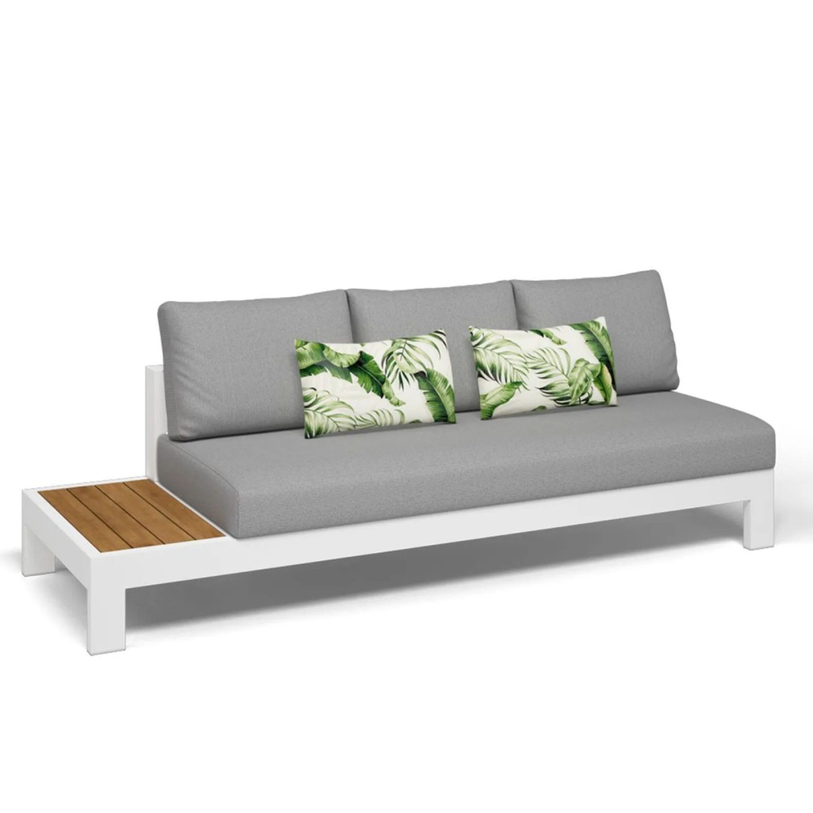 Aspen 6 Seater Outdoor Teak Platform Lounge Setting gallery detail image