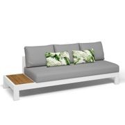 Aspen 6 Seater Outdoor Teak Platform Lounge Setting gallery detail image