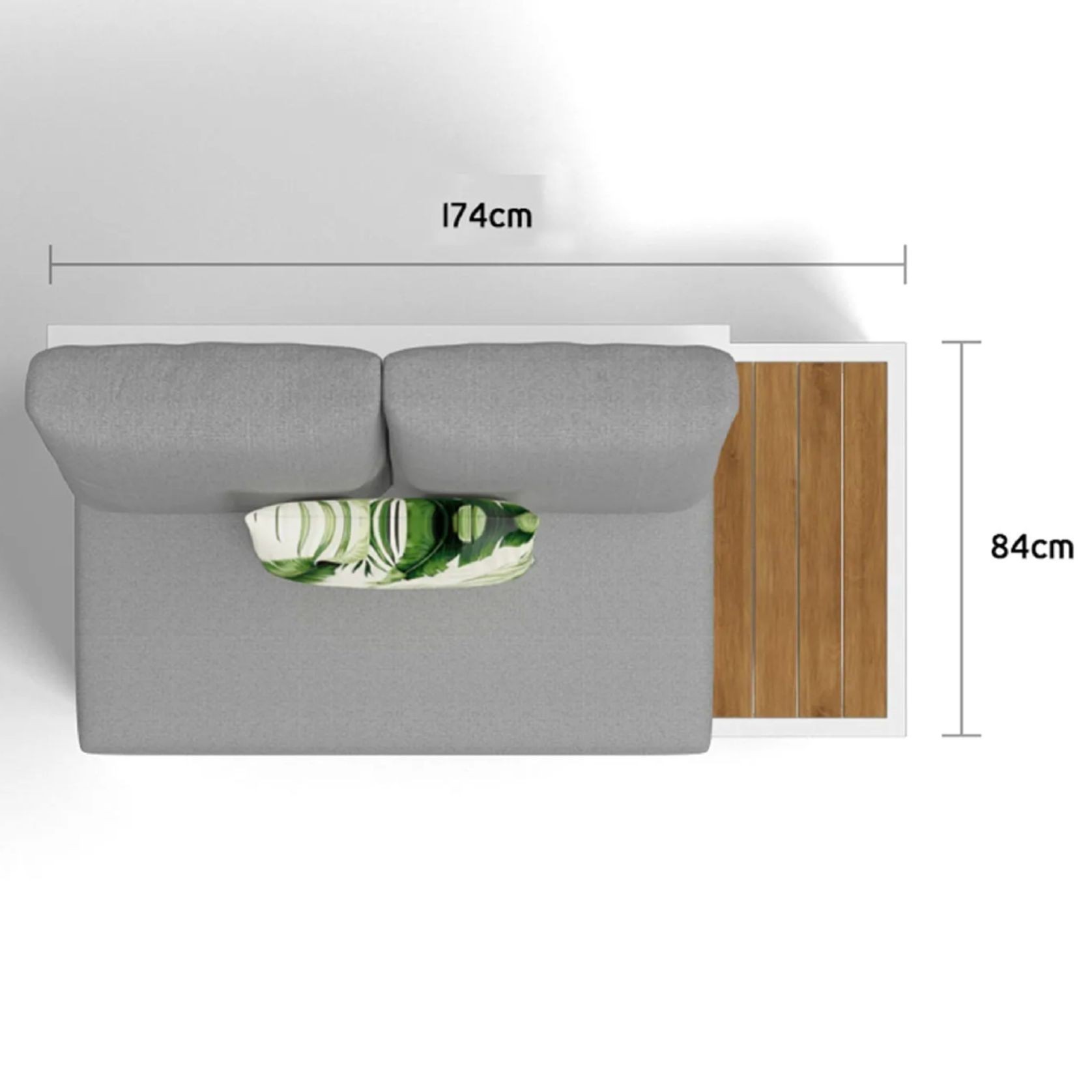 Aspen 6 Seater Outdoor Teak Platform Lounge Setting gallery detail image