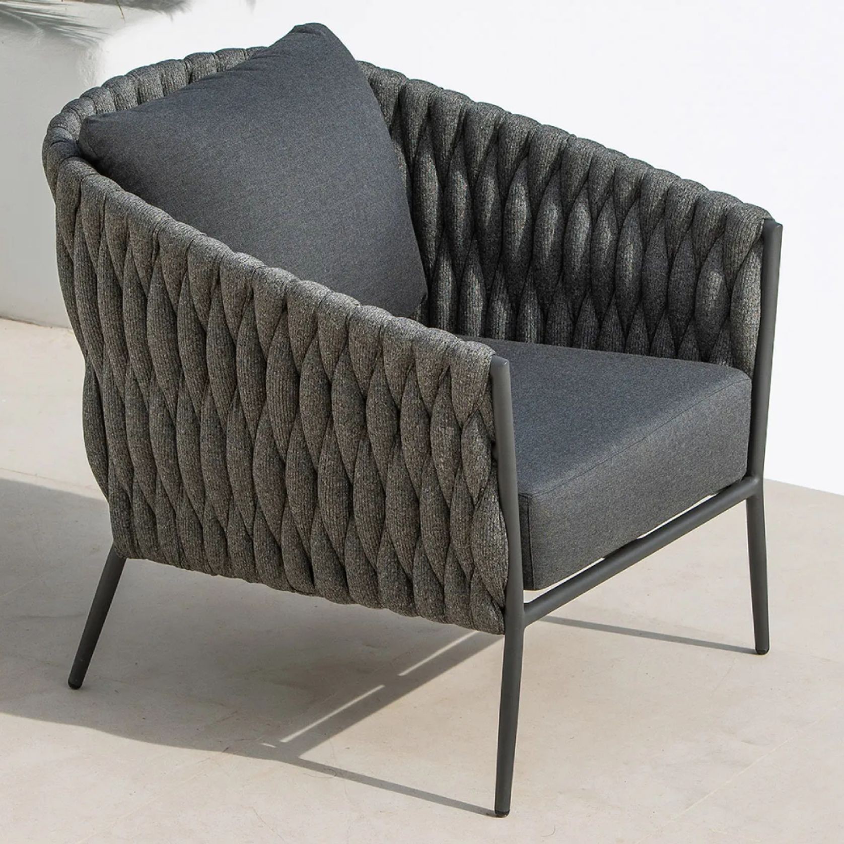 Palm Outdoor Rope Single Sofa gallery detail image