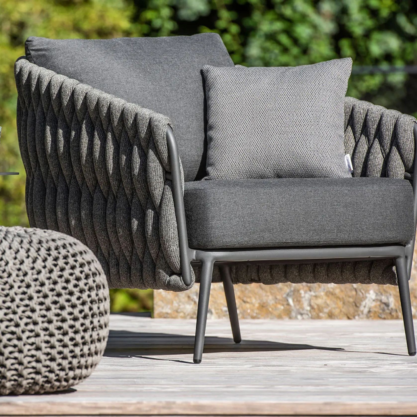 Palm Outdoor Rope Single Sofa gallery detail image