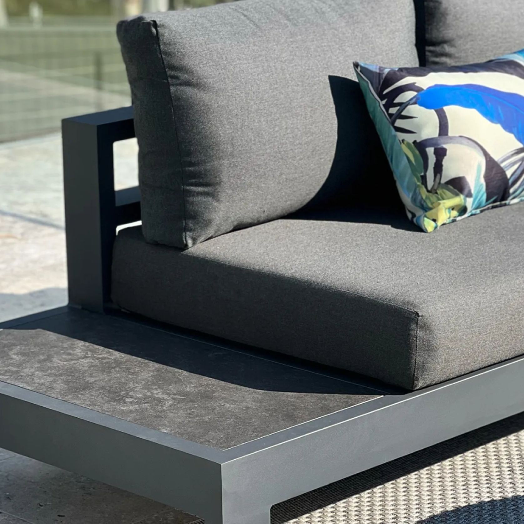Aspen 5 Seater Outdoor Platform Lounge Setting gallery detail image