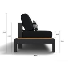 Aspen 6 Seater Outdoor Teak Platform Lounge Setting gallery detail image