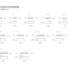 Segno Outdoor Sofa gallery detail image