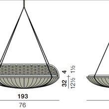 Swingrest Outdoor Hanging Lounger by Dedon gallery detail image