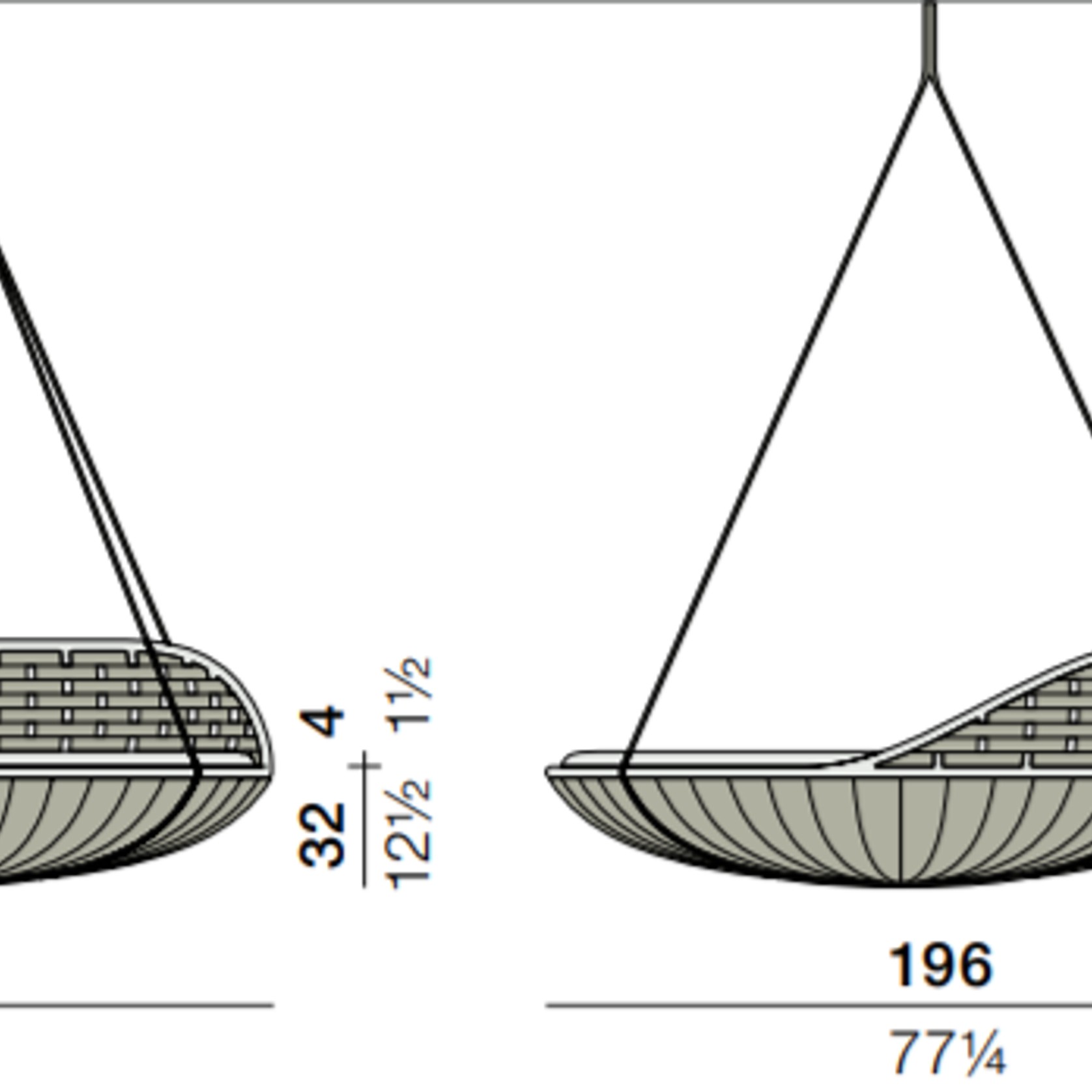 Swingrest Outdoor Hanging Lounger by Dedon gallery detail image