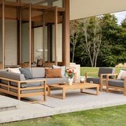 Tasman Teak Double Sofa gallery detail image