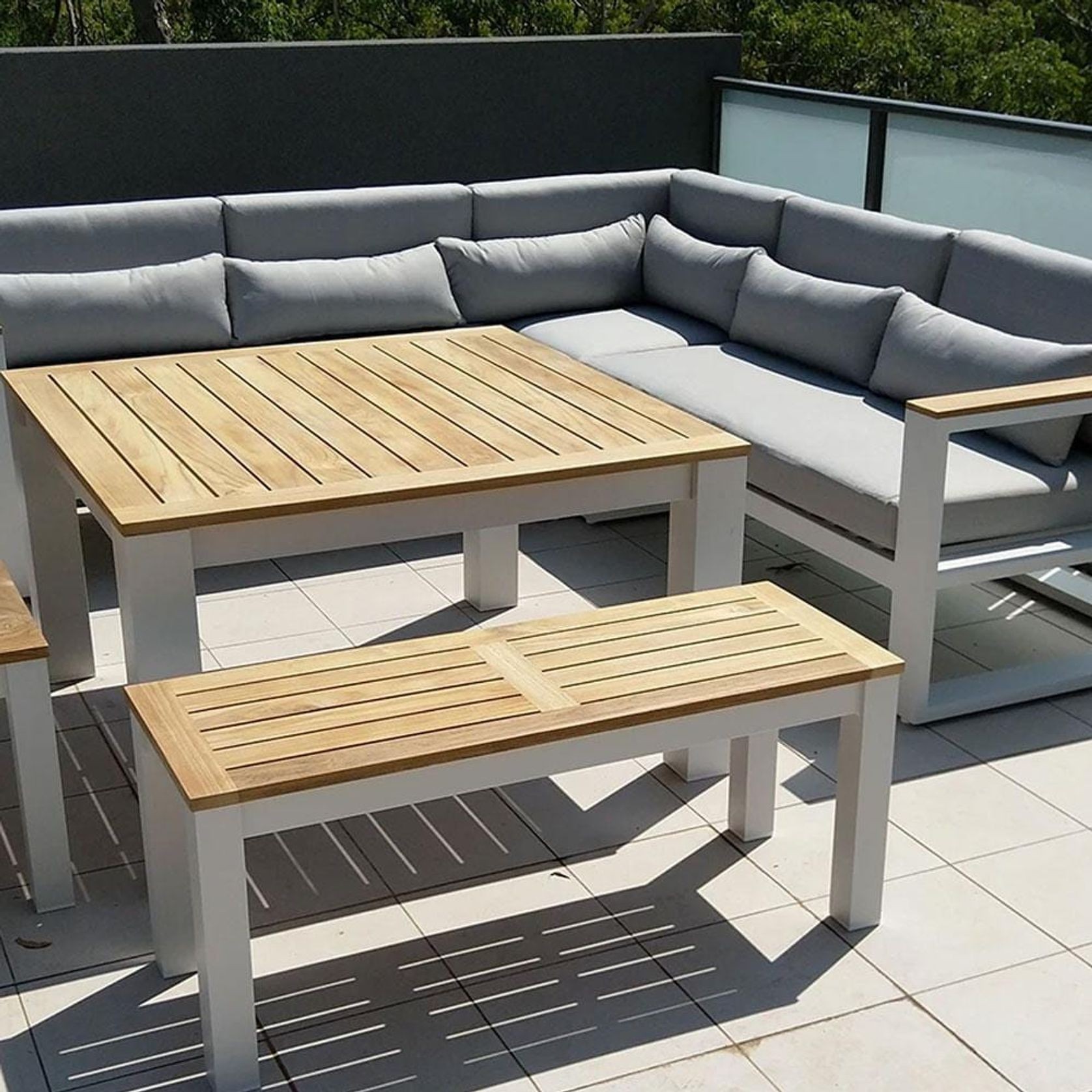 Balmoral Outdoor Aluminium Lounge And Dining Setting gallery detail image
