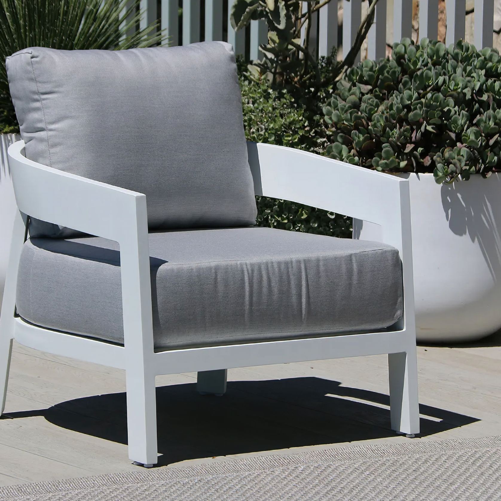 Ubud 4pc Aluminium Outdoor Lounge Setting gallery detail image