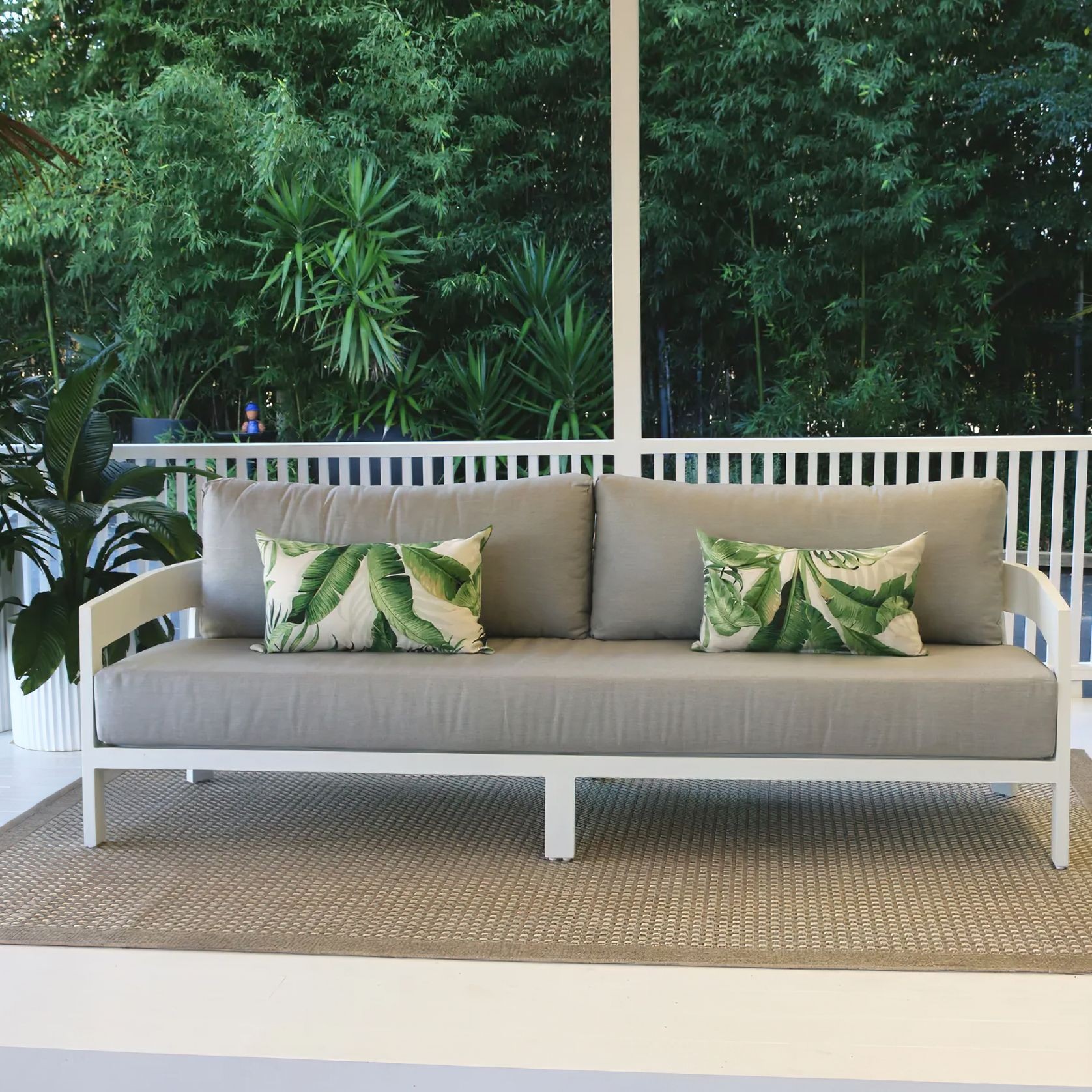 Ubud 4pc Aluminium Outdoor Lounge Setting gallery detail image