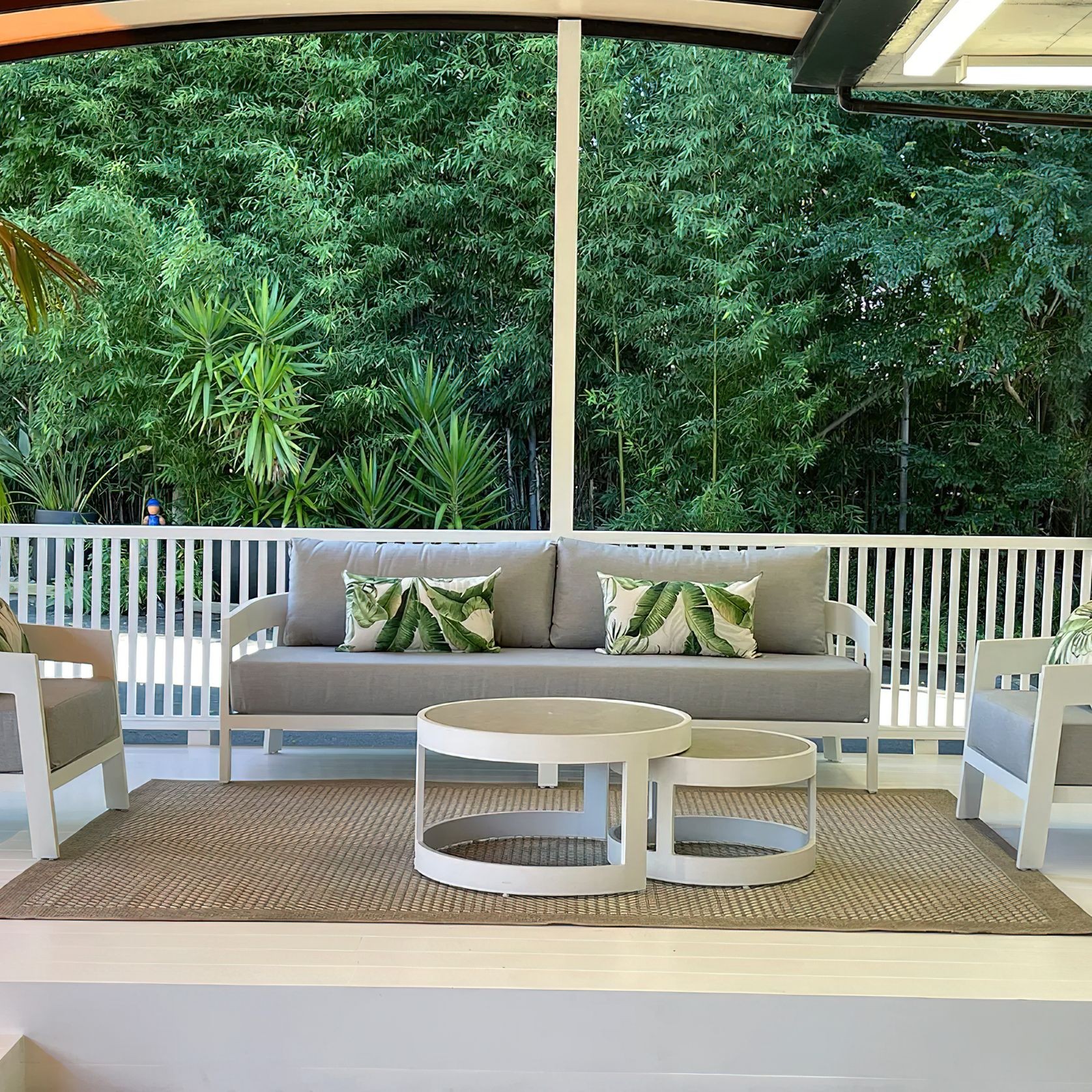 Ubud 4pc Aluminium Outdoor Lounge Setting gallery detail image