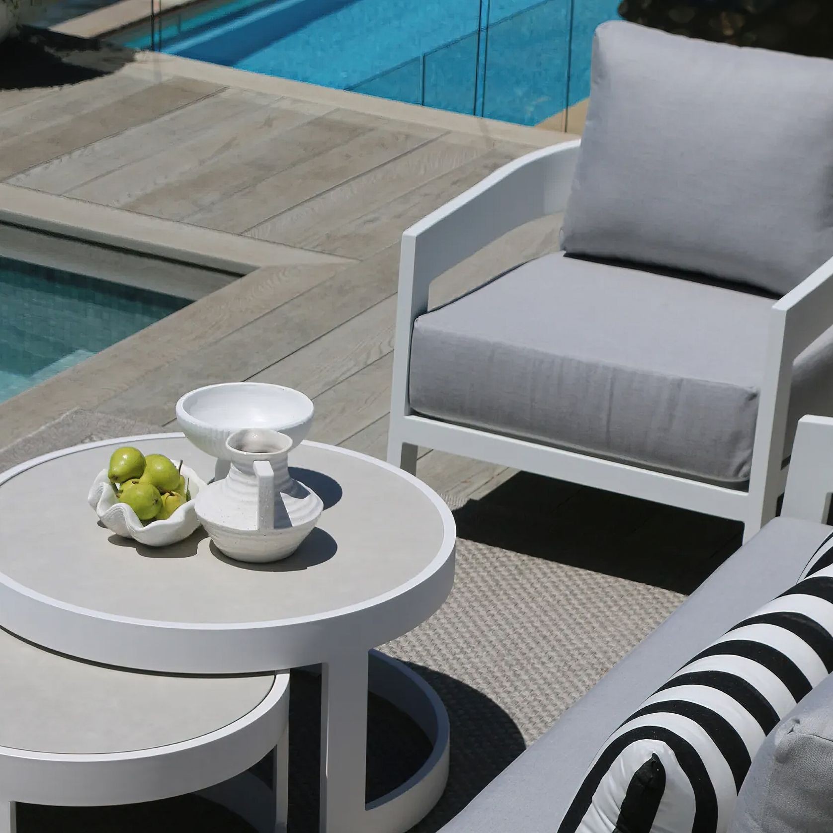 Ubud 4pc Aluminium Outdoor Lounge Setting gallery detail image