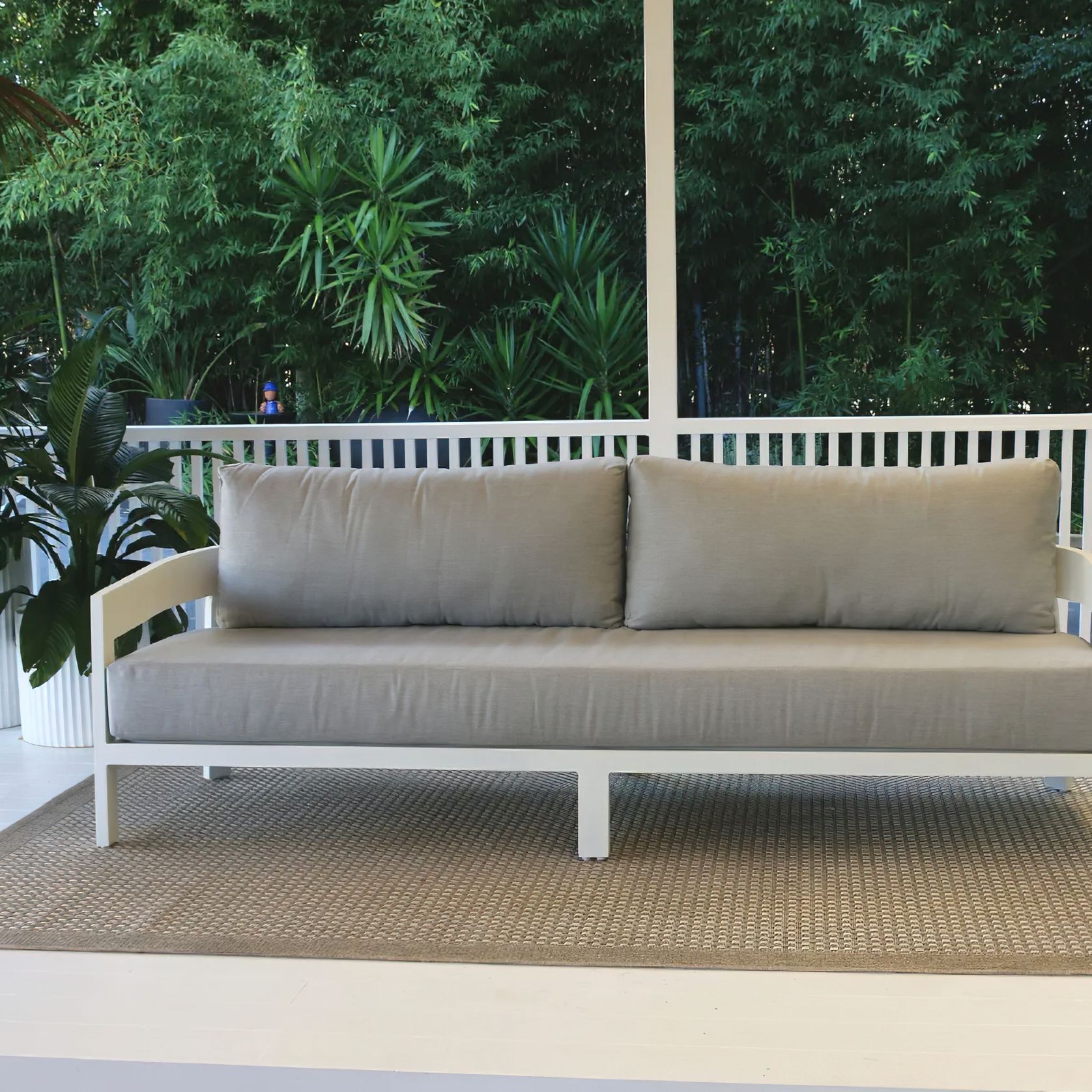 Ubud 4pc Aluminium Outdoor Lounge Setting gallery detail image