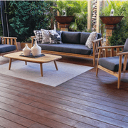 Float 4pc Teak Outdoor Lounge Setting gallery detail image