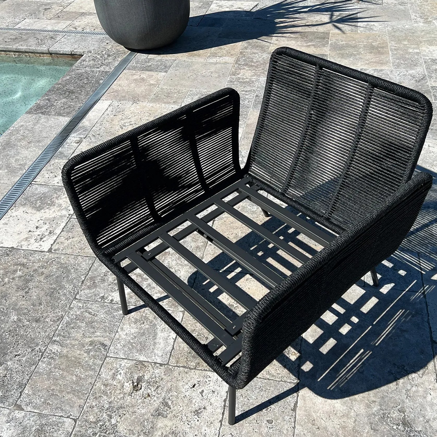 Brielle 4pc Rope Outdoor Lounge Setting gallery detail image