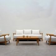 Corsica 4pc Teak Outdoor Lounge Setting gallery detail image