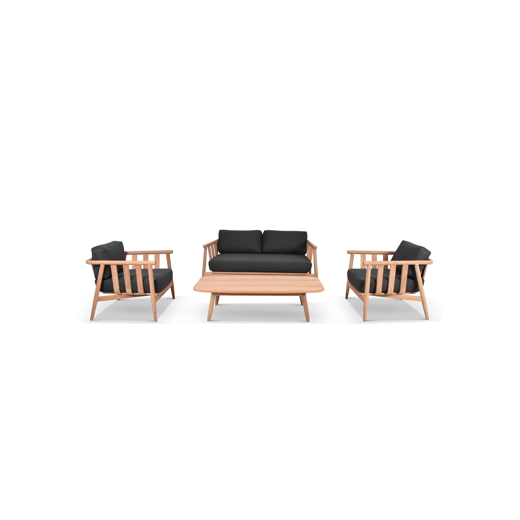 Float 4pc Teak Outdoor Lounge Setting gallery detail image