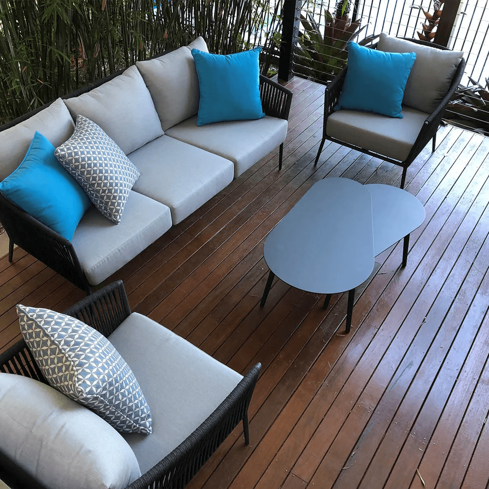 Gizella 4pc Outdoor Sofa Setting gallery detail image