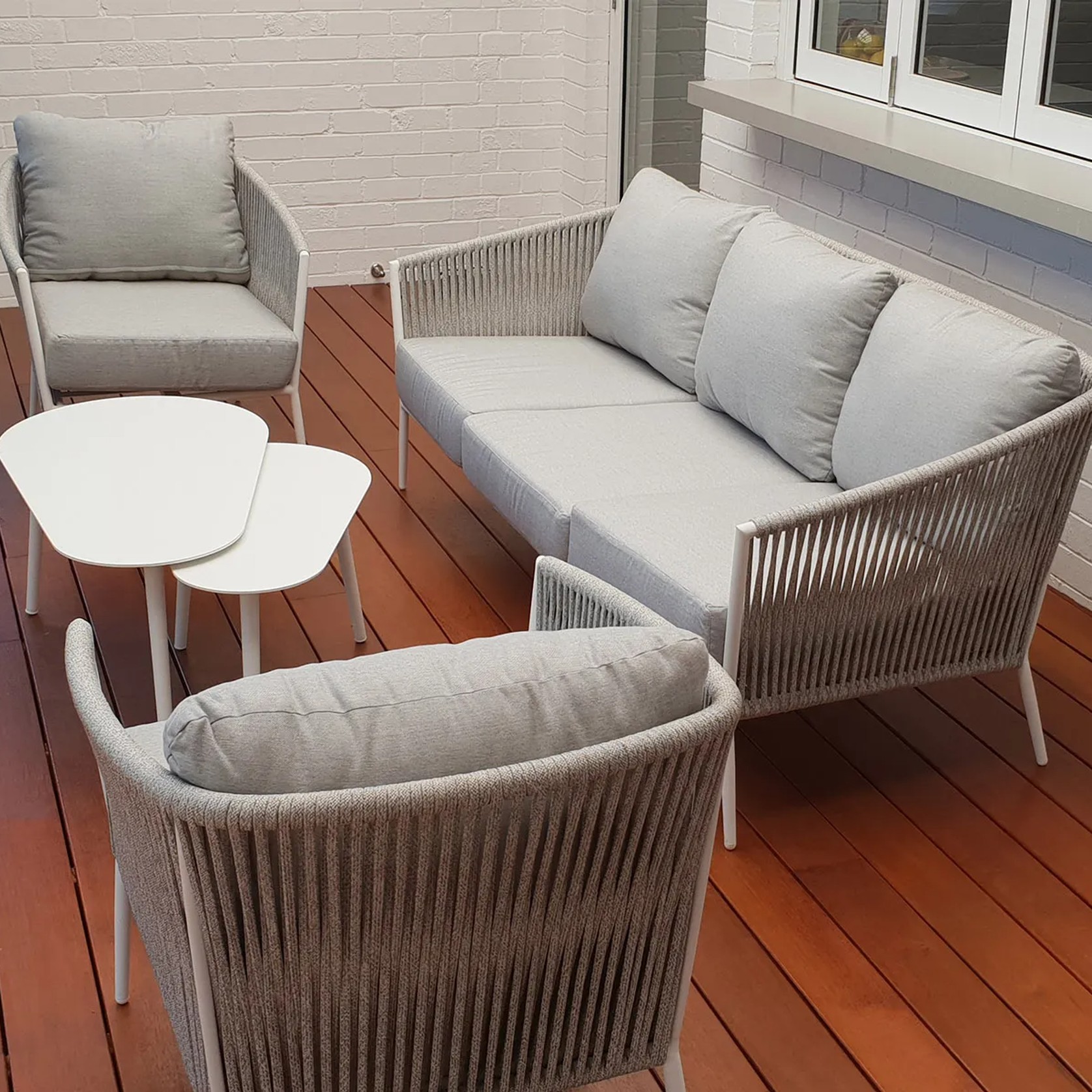 Gizella 4pc Outdoor Sofa Setting gallery detail image