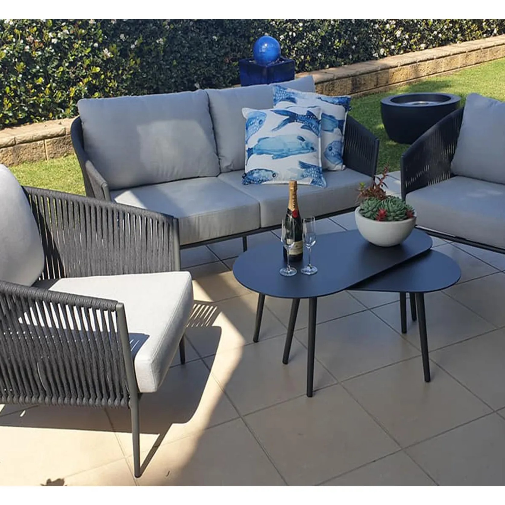 Gizella 4pc Outdoor Sofa Setting gallery detail image