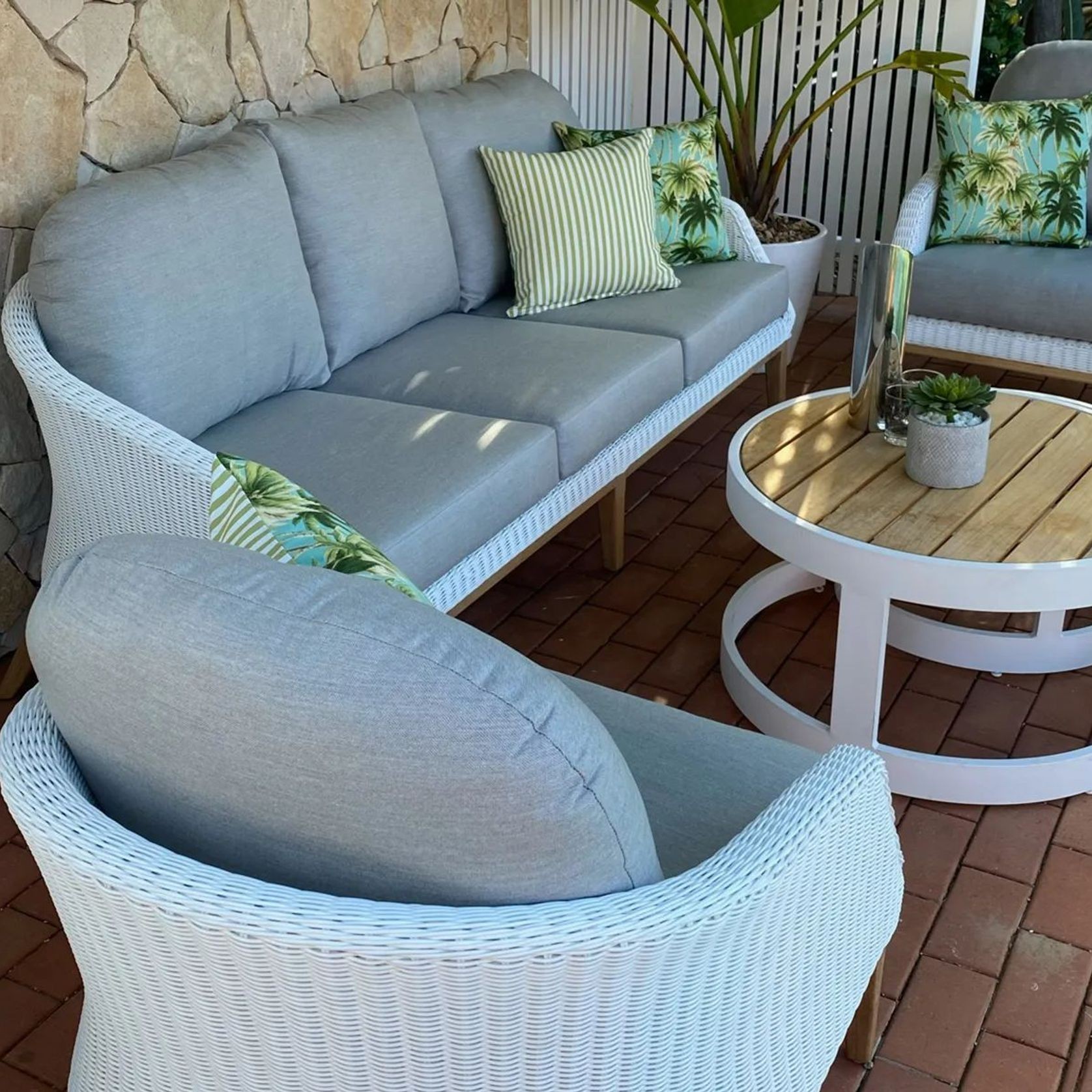 Grace 4pc Outdoor Lounge Setting gallery detail image