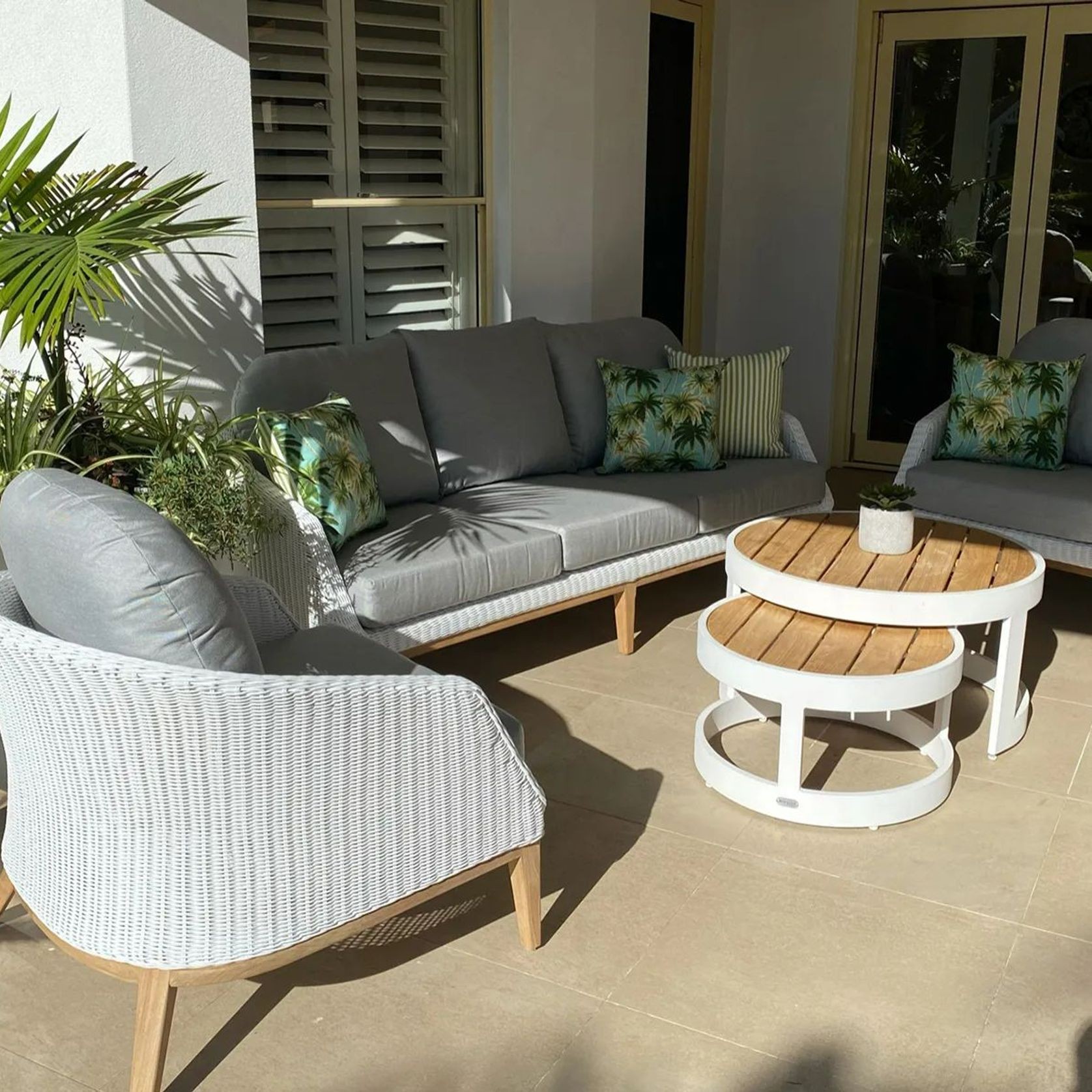 Grace 4pc Outdoor Lounge Setting gallery detail image