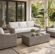 Hahei 3-Seater Lounge Set - Cast Silver gallery detail image