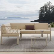 Cetara Outdoor Table - Latte gallery detail image