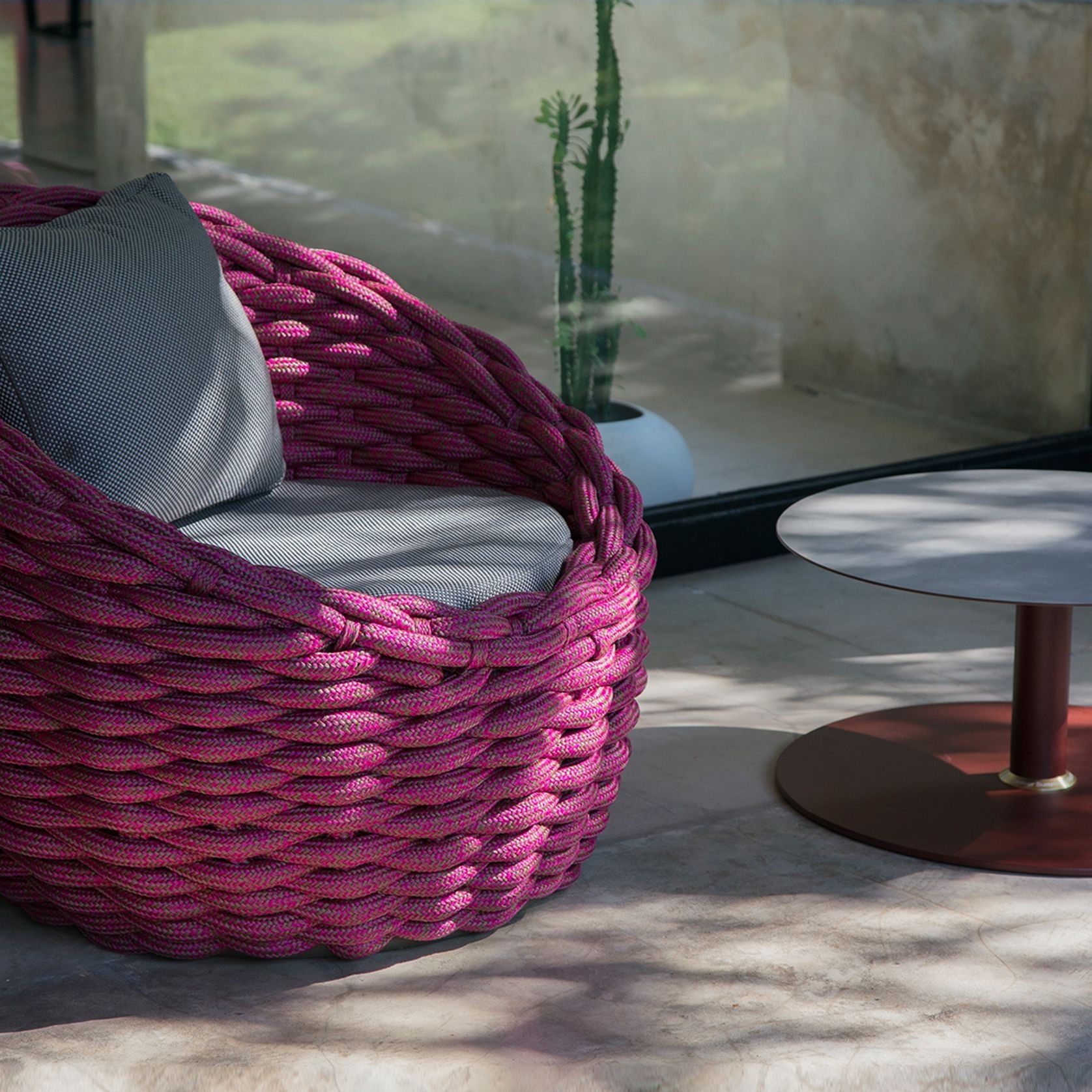 Lebello | Circle Puff Lounge Chair gallery detail image
