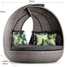Lotus Wicker Daybed gallery detail image