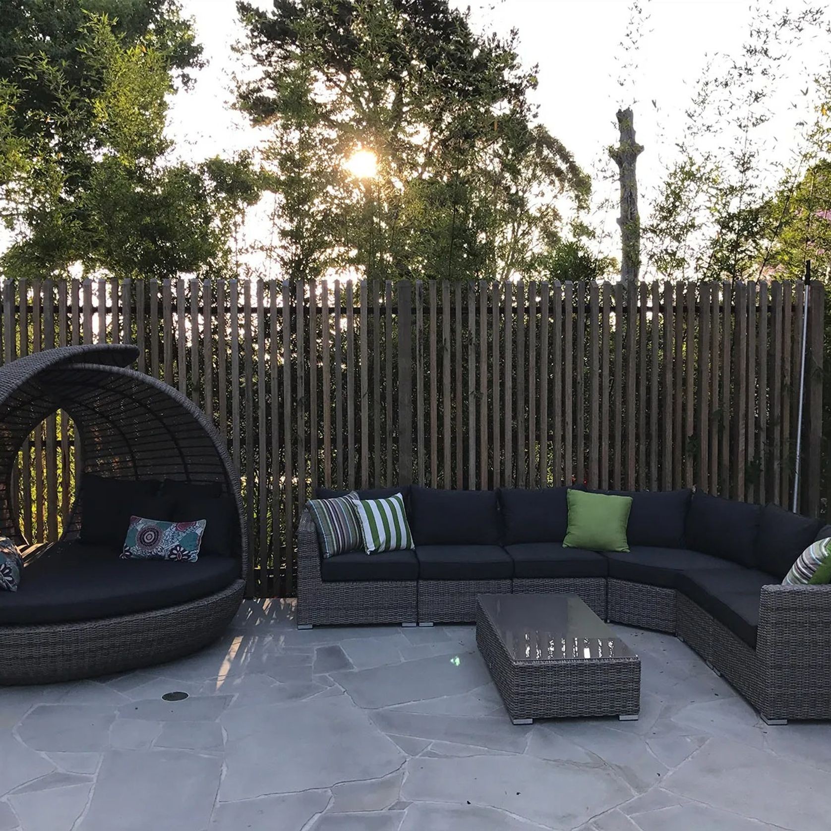 Lotus Wicker Daybed gallery detail image