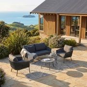 Malmo Rope 2+1+1 Lounge Set - Charcoal gallery detail image