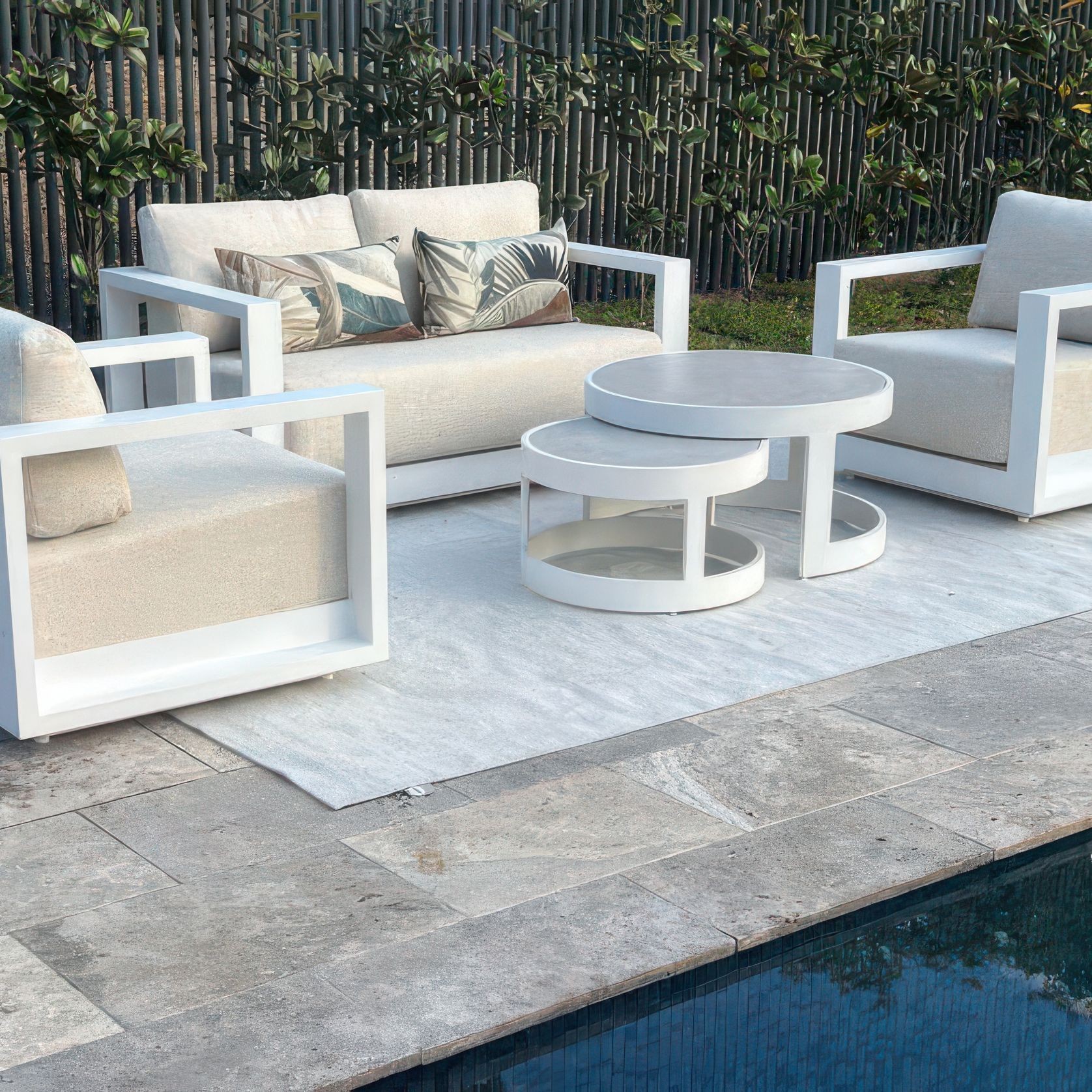 Milos 4pc Outdoor Aluminium Lounge Setting gallery detail image