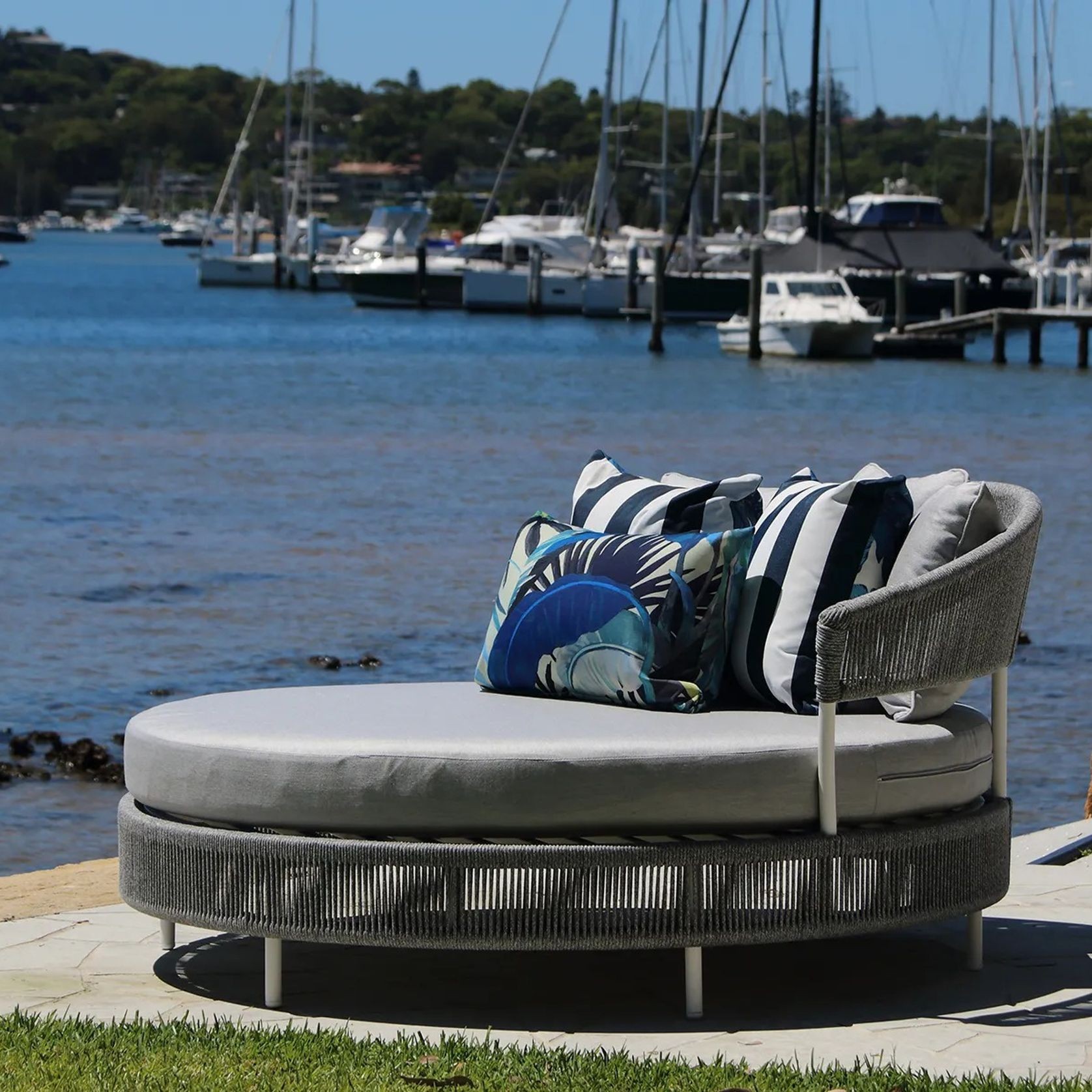Nivala Rope Daybed | Grey Chine gallery detail image