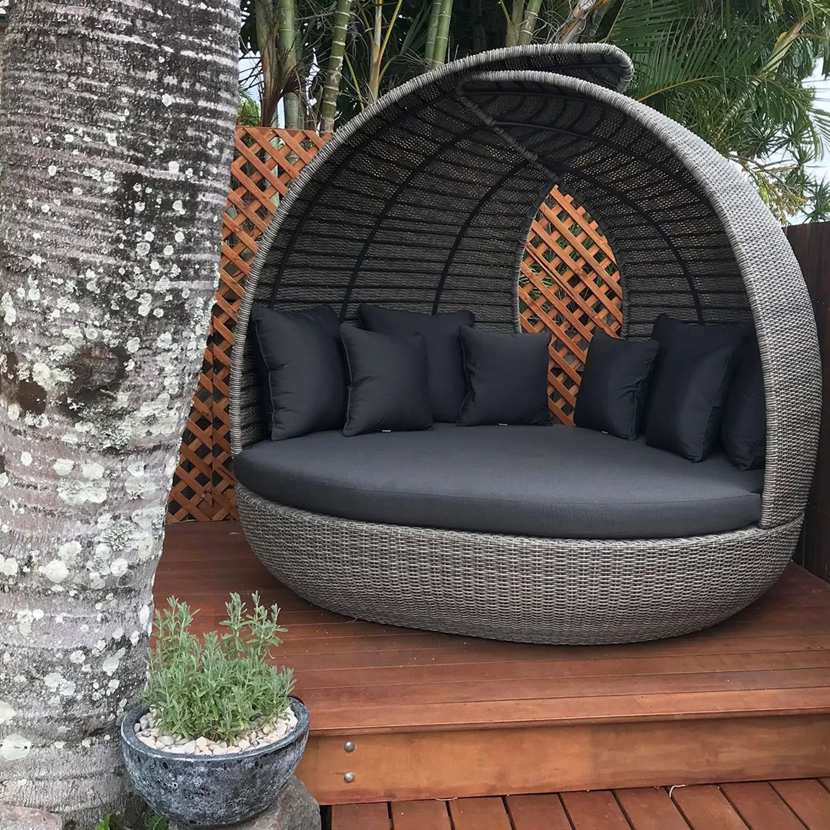 Lotus Wicker Daybed gallery detail image