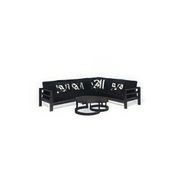 Aspen 6 Seater Outdoor Aluminium Modular Lounge Setting gallery detail image