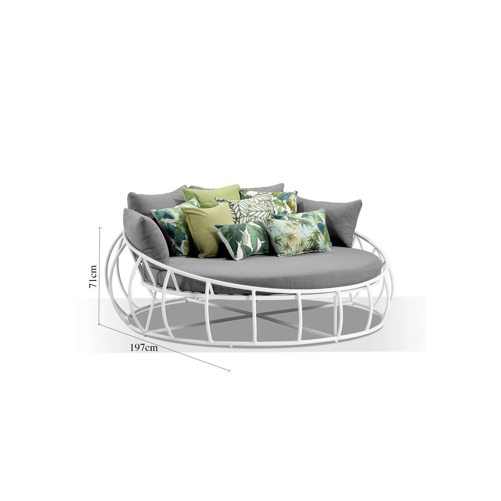 Purist Round Daybed gallery detail image