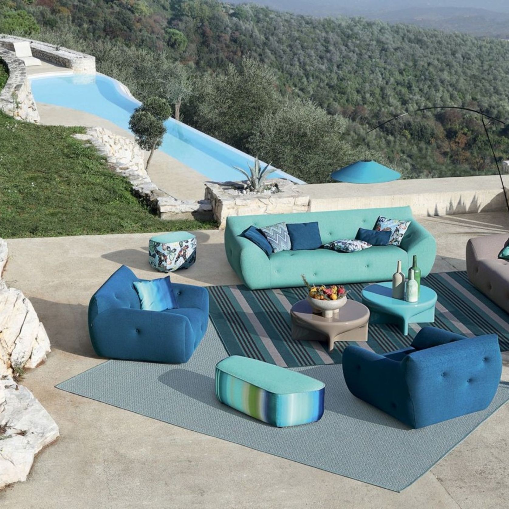 Trilogie OUTDOOR ottoman gallery detail image
