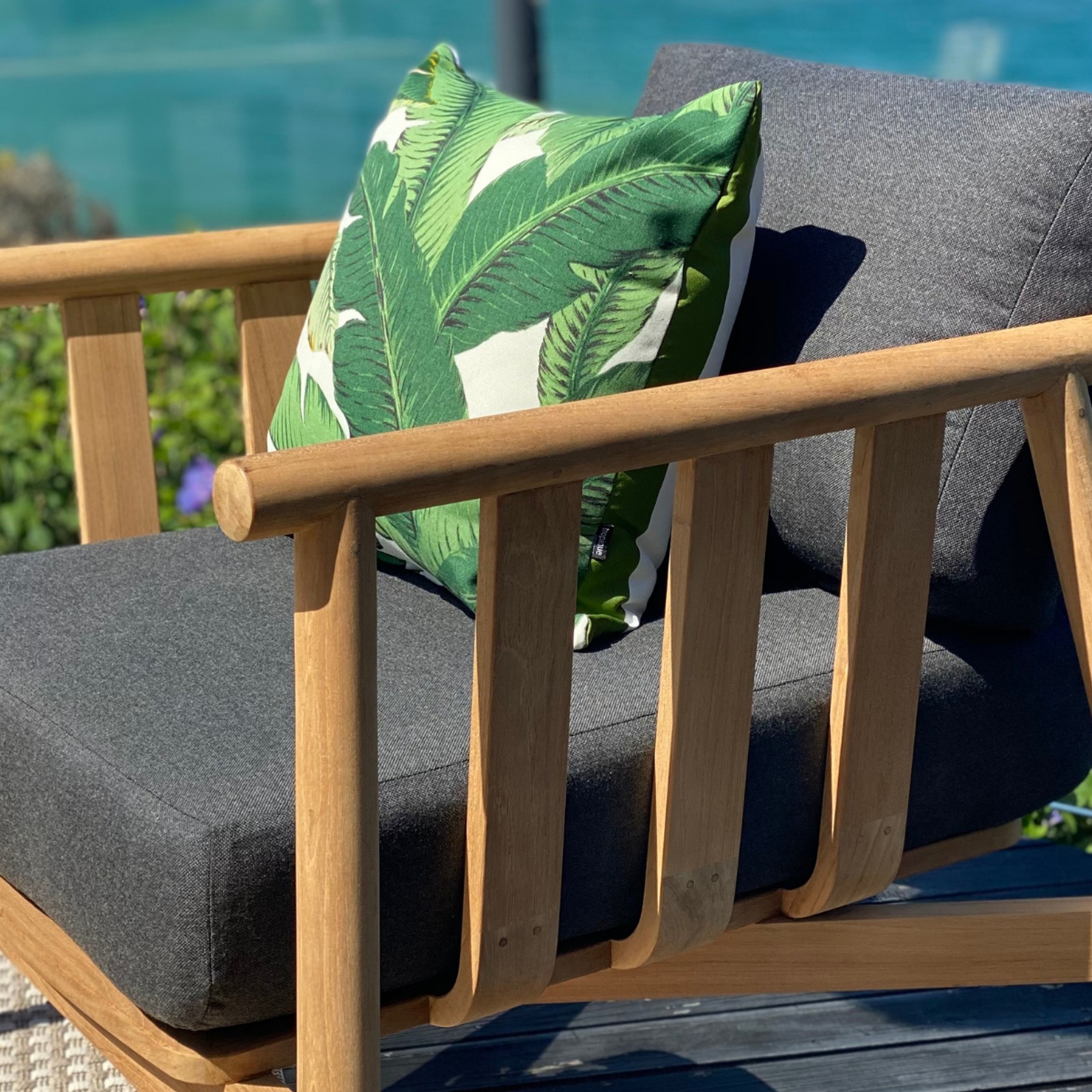 Float 4pc Teak Outdoor Lounge Setting gallery detail image