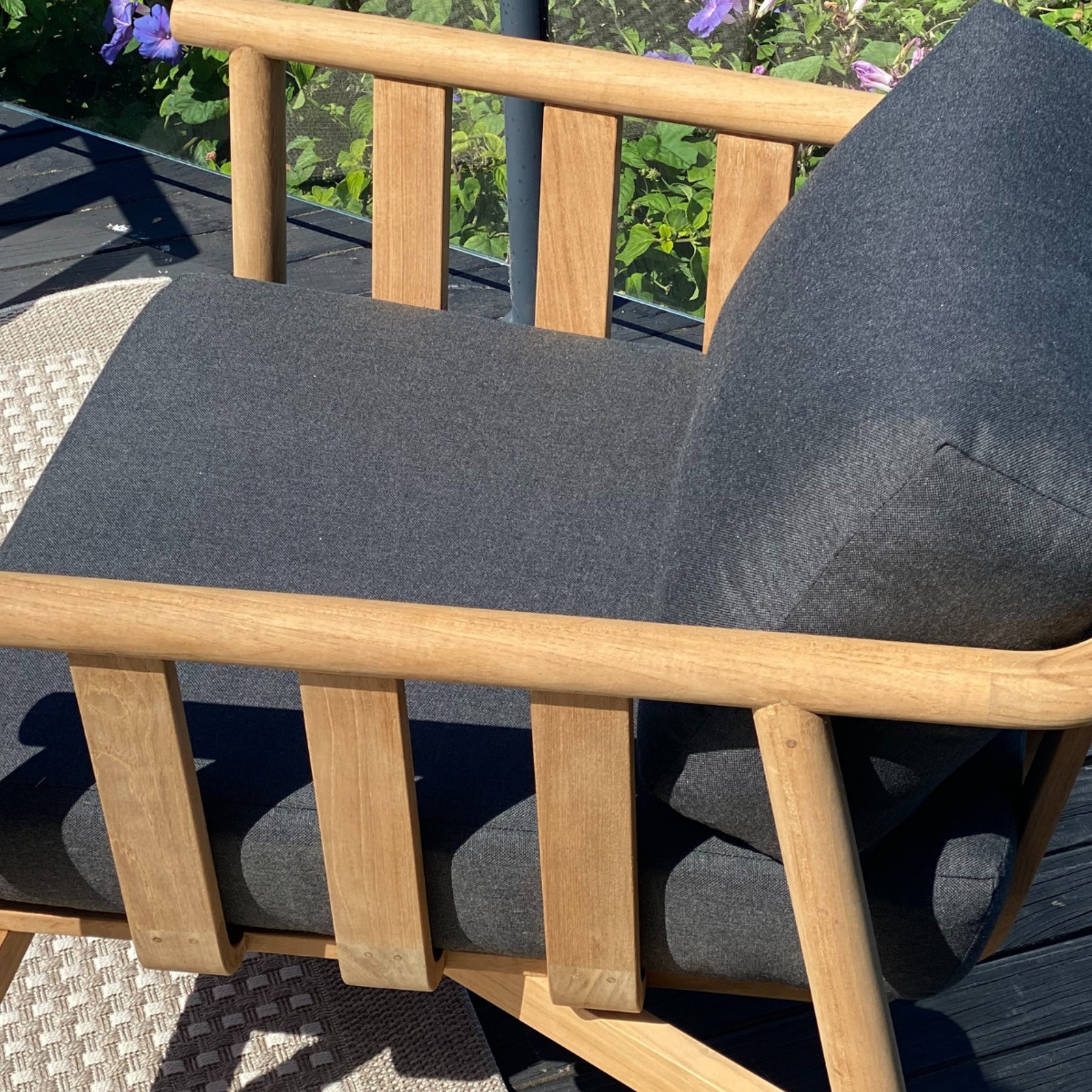 Float 4pc Teak Outdoor Lounge Setting gallery detail image