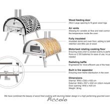 Piccolo Rotating Pizza Oven with Trolley Stand gallery detail image