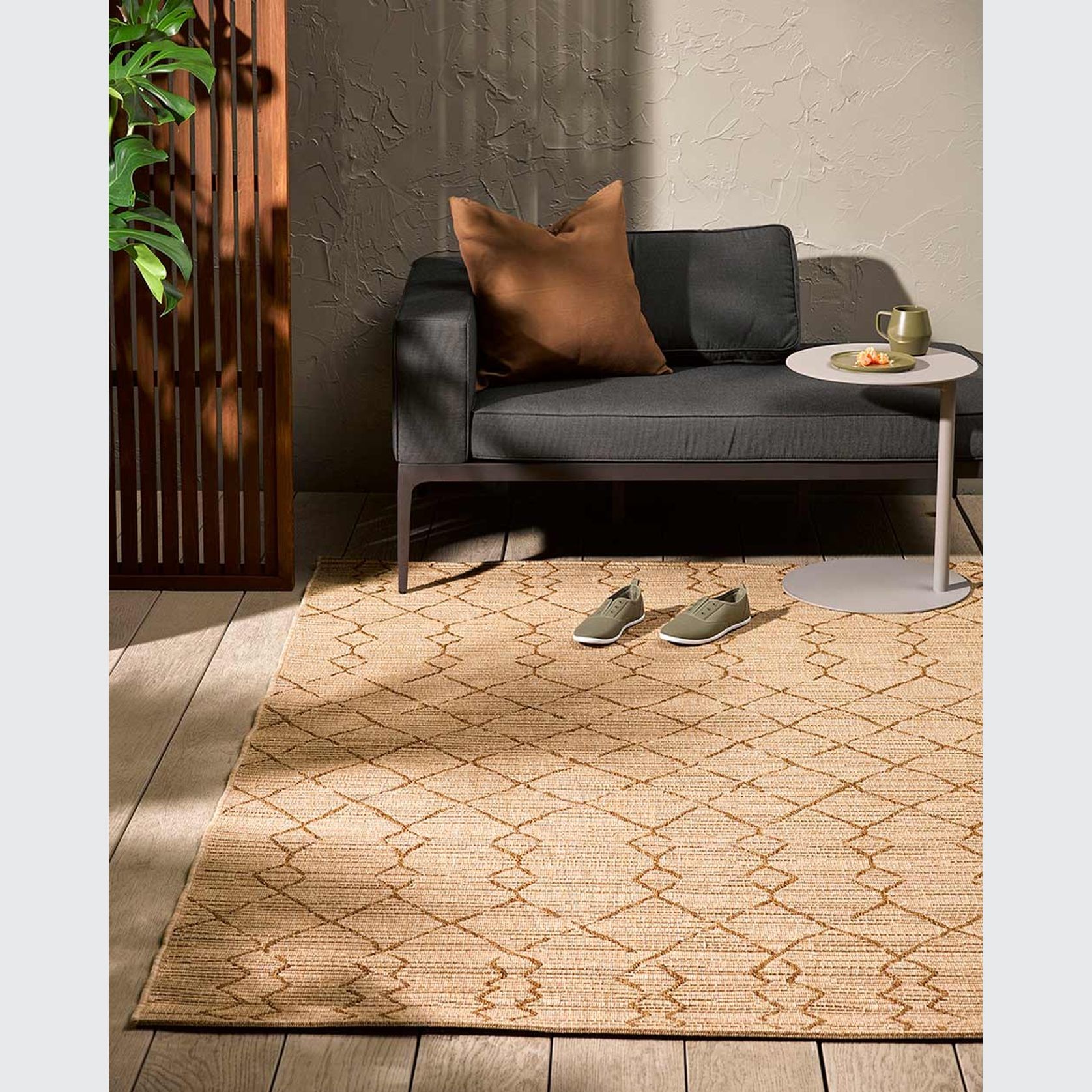 Baya Aruba Outdoor Rug - Teak gallery detail image