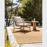Baya Flax Outdoor Rug - Teak gallery detail image
